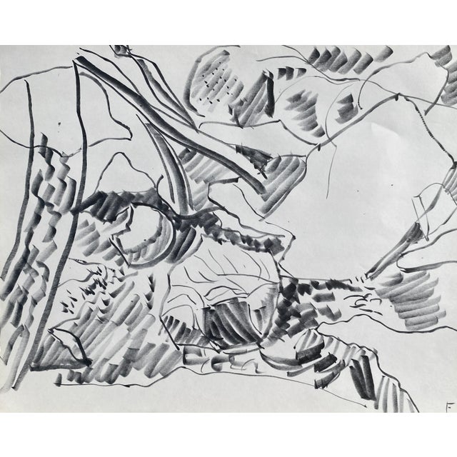 1960s Frank Wallace Jeffersonville Abstraction For Sale - Image 4 of 4