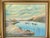Mid 20th Century Signed Large Painting of a Waterfront Lake For Sale - Image 5 of 12