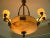 French Art Deco Alabaster Chandelier, 1925 For Sale - Image 3 of 15