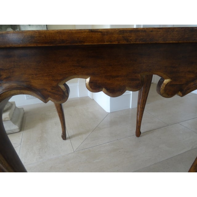 Wood Vintage Minton Spidell Walnut Table For Sale - Image 7 of 10