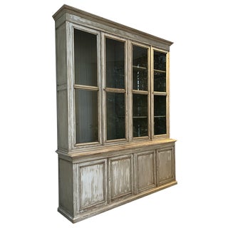 Vintage French Library Cabinet For Sale