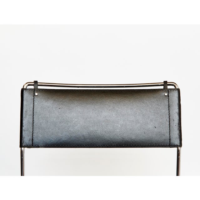 Leather Dining Chairs by Giandomenico Belotti for Alias, 1980s, Set of 4 For Sale - Image 12 of 13