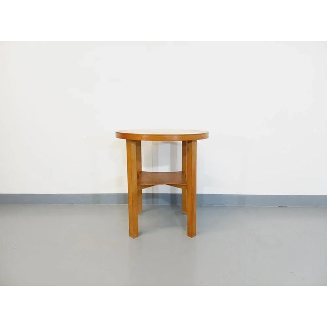 Vintage Side Table in Light Wood, 1960s For Sale - Image 3 of 10
