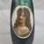 Early 20th Century Antique Iridescent Art Glass Vase Victorian Portrait Oil Slick Finish For Sale - Image 5 of 8