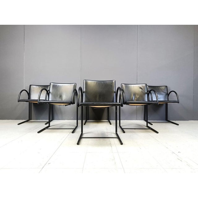 Vintage Cirkel Chairs from Metaform, 1980s, Set of 6 For Sale - Image 4 of 11