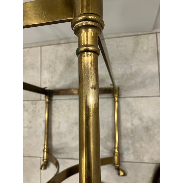 1980s Italian Brass Bench With Hoof Feet For Sale In Boston - Image 6 of 8