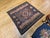 Antique Persian Qashqai Tribal Sofreh Kilim Rug, Handwoven Wool, Geometric Pattern, Brown, 4x4 For Sale - Image 13 of 13