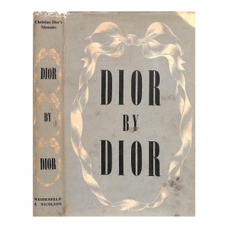 "Dior by Dior the Autobiography of Christian Dior" 1957 For Sale