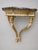 Italian 18th Century Parcel-Gilt Rococo Demilune Console With Hoof Feet For Sale - Image 10 of 10