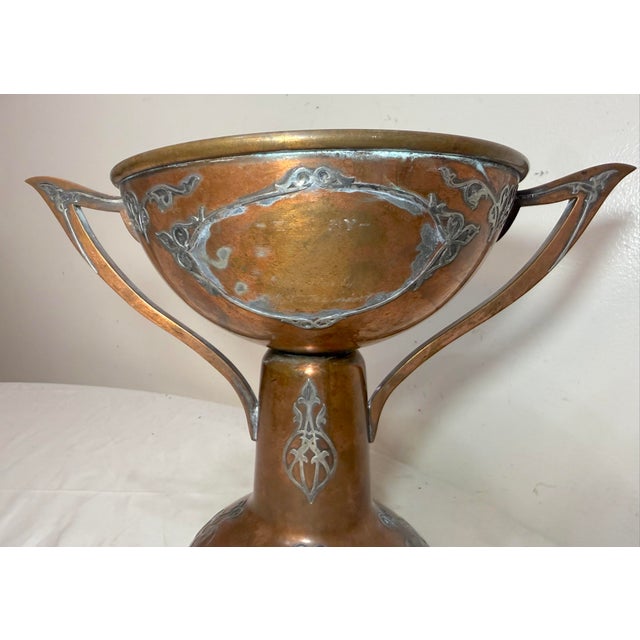 Antique 1912 Madison Club Heintz Sterling Silver Bronze Art Deco Golf Trophy For Sale - Image 15 of 17