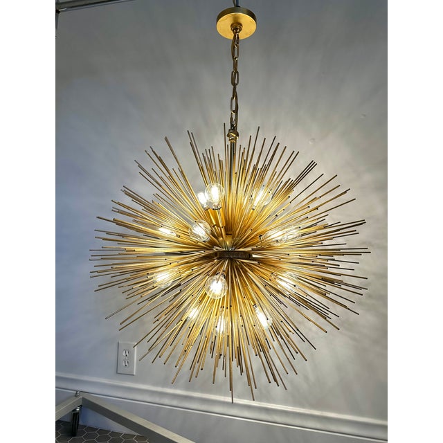 Visual Comfort Visual Comfort Strada Medium Round Chandelier Kw5071g For Sale - Image 4 of 13