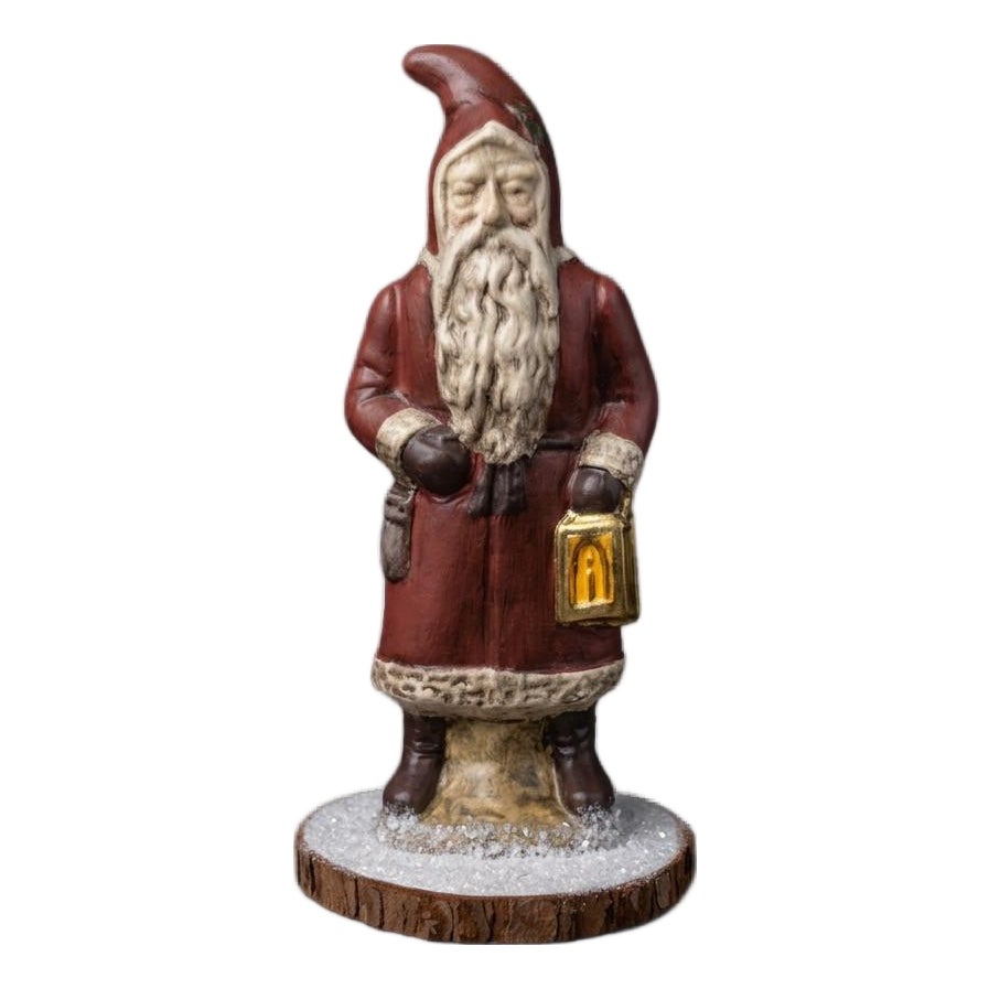 Large Santa Belsnickel Chalkware Sculpture Cast From c.1920 German Mold ...