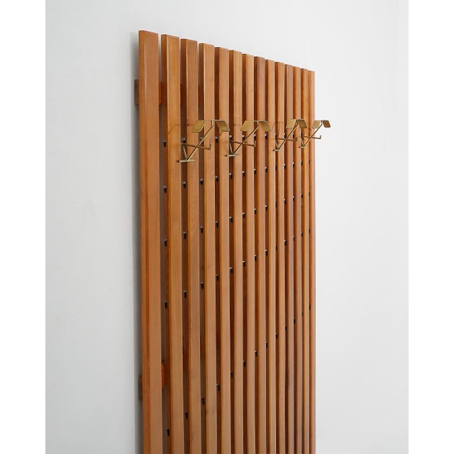 Wall-Mounted Coat Rack by Gianfranco Frattini, 1950s For Sale - Image 10 of 14