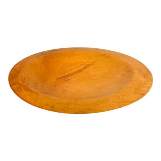 1940s Modern Large Maple Wood Plate Paul McCobb Russel Wright Era For Sale