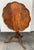 Chippendale Vintage Tilted Piecrust Table Ball Claw Feet For Sale - Image 3 of 9