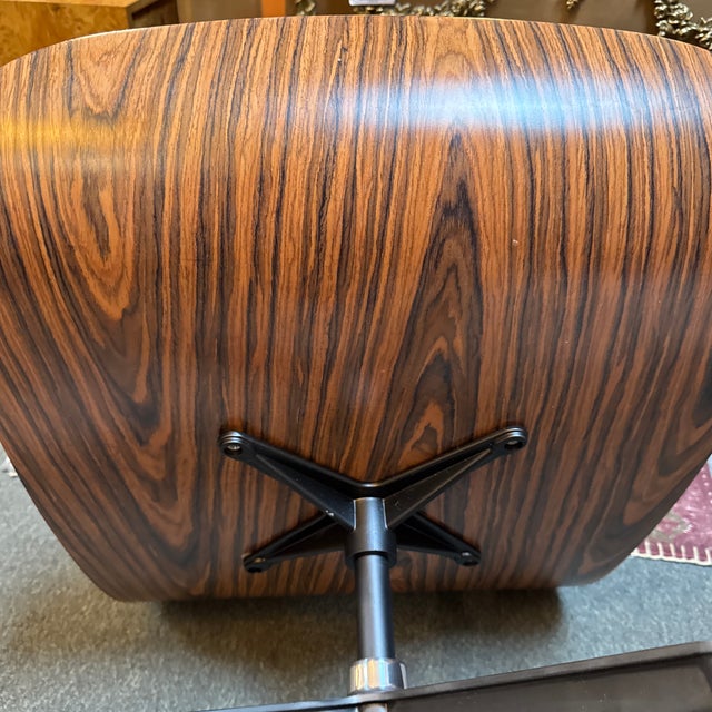 Curver K Imus Reproduction Lounge Chair + Ottoman, Set For Sale - Image 10 of 12