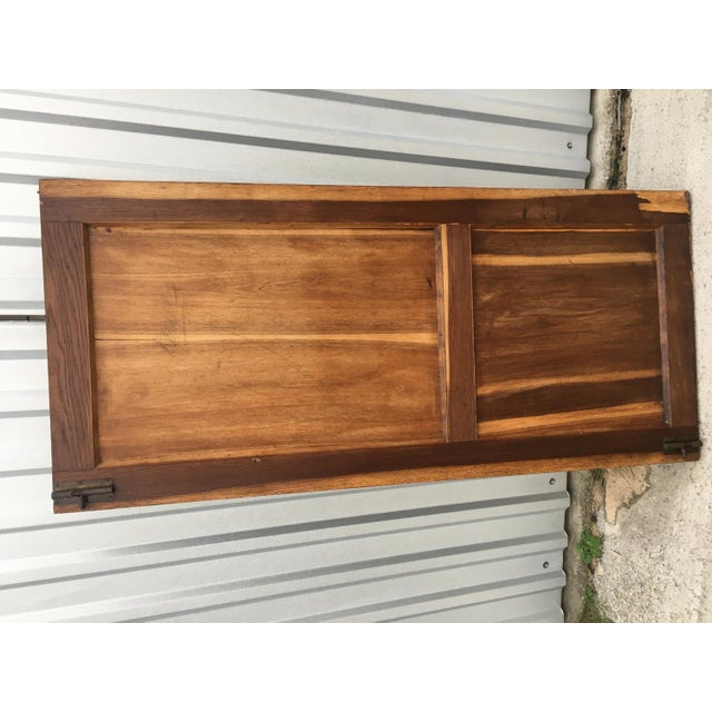 Antique Oak Wardrobe Door For Sale - Image 11 of 18