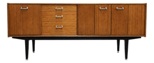 Mid Century Modern Teak Sideboard by Nathan Furniture, Made in England | British MCM Credenza, C. 1960’s