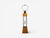 1960s American Modern, Cage Form Table Lamp, Walnut, Brass, Usa For Sale In New York - Image 6 of 12