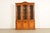Henredon French Provincial Louis XV Carved Walnut Lighted Breakfront Bookcase Cabinet, Circa 1970s For Sale - Image 17 of 17