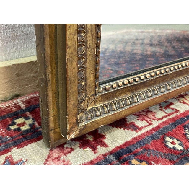 Antique Mirror in Gilded Wood, 1700s For Sale - Image 5 of 10