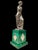 Sculpture of Venus, 20th Century, Silver on Malachite Base For Sale - Image 6 of 14