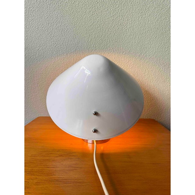 Chioccio White Aluminum & Chrome Table Lamp by Sergio Mazza for Quattrifolio, Italy, 1970s For Sale - Image 12 of 18