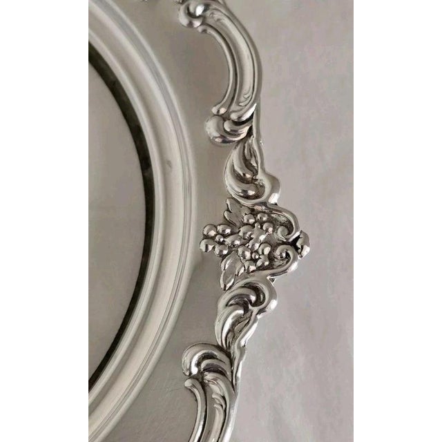 Vintage Sterling Silver and Cut Glass Bon Bon Dish For Sale - Image 11 of 18
