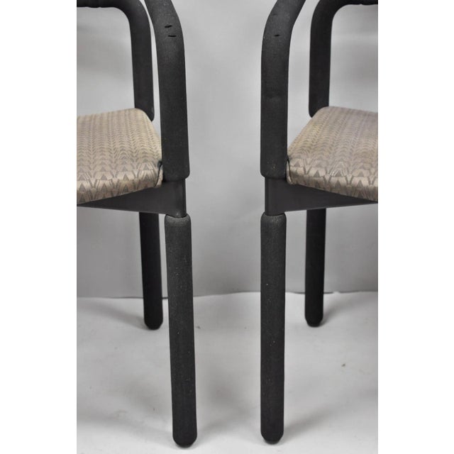 Late 20th Century Postmodern "Rubber Chairs" by Brian Kane for Metropolitan Furniture (B) - A Pair For Sale - Image 9 of 18