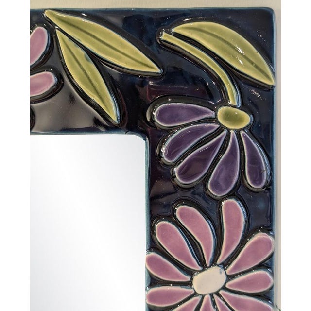 Square Mirror by Mithé Espelt, 1965 For Sale - Image 3 of 5