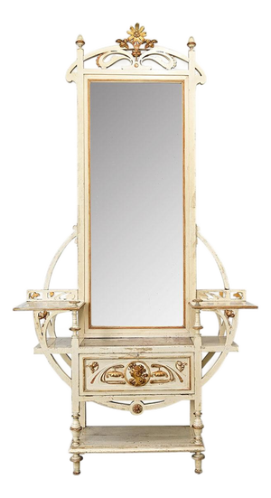 French 19th Century Art Nouveau Hall Tree