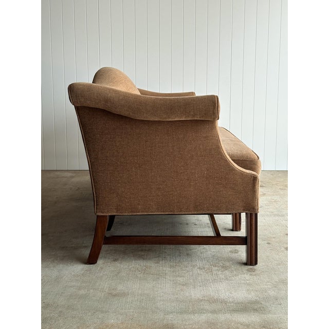 Vintage Chippendale-Style Camelback Sofa For Sale - Image 12 of 17