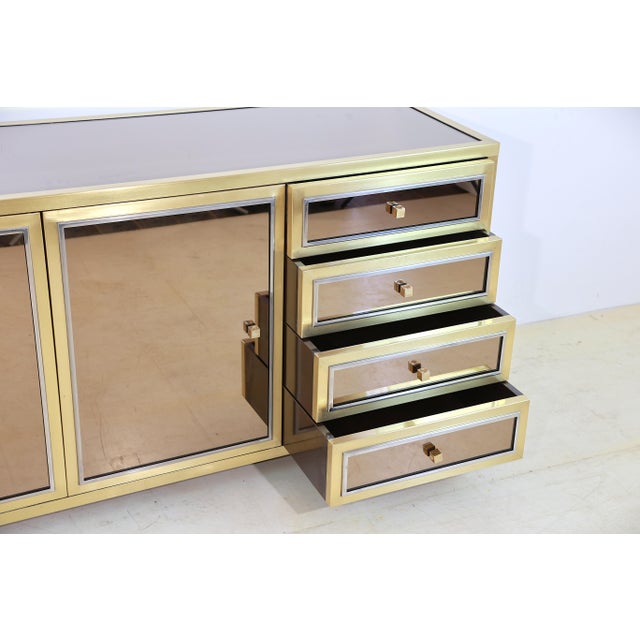 Sideboard by Michel Pigneres for LAngolo Metallarte Roma, France, 1970s For Sale - Image 9 of 12