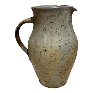 1970s Studio Pottery Sculptural Stoneware Pitcher