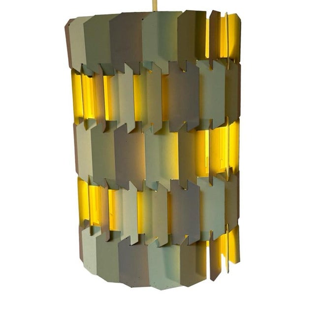 Danish Pendant Lamp in Metal by Louis Weisdorf for Lyfa, 1960s For Sale - Image 6 of 9