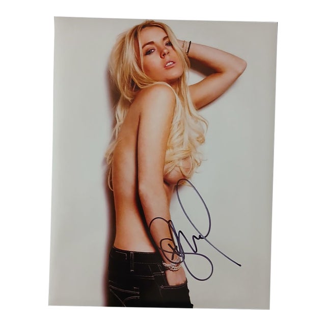 Lindsey Lohan Signed Autographed 8 X 10 Photo W Coa For Sale