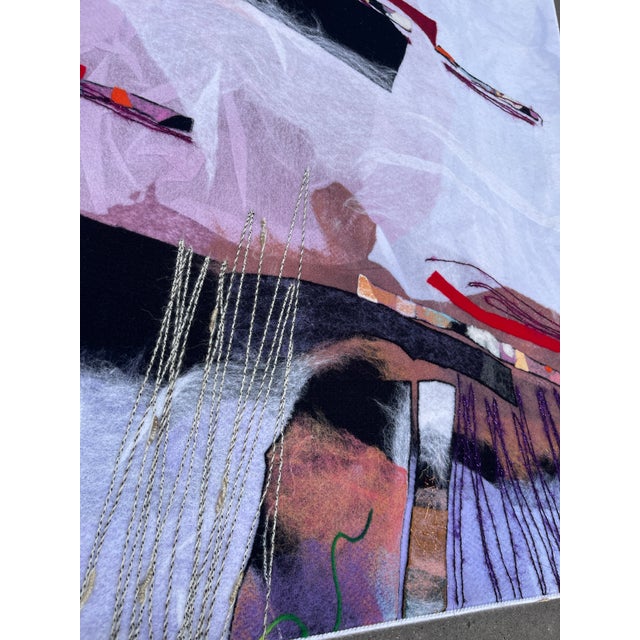Hand-Made Wool Tapestry from Smadar Livne, 1990s For Sale - Image 9 of 11