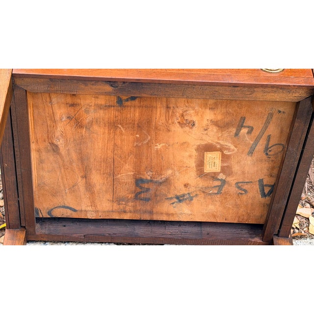 Antique Georgian Style Mahogany Side Table, One Drawer Stand For Sale - Image 10 of 11