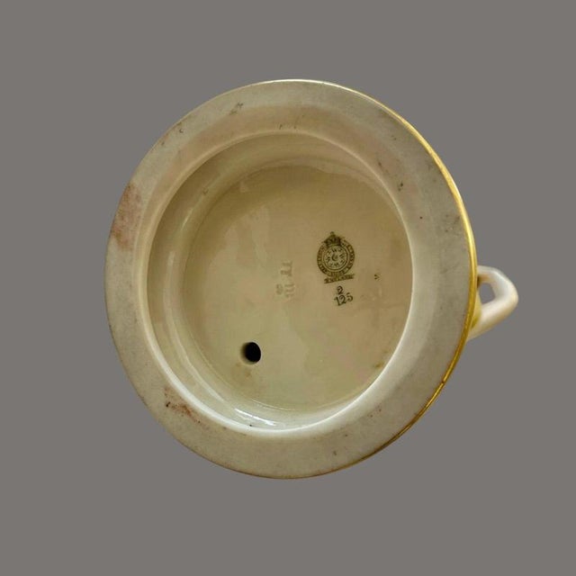 Porcelain Classical Maiden with Water Pot and Jug from Royal Worcester For Sale - Image 9 of 11