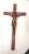 Religious Big Antique Hand Carved Wood Religious Jesus Christ Crucifix Cross Sculpture God For Sale - Image 3 of 11