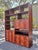 Mid-Century Modern Mid Century Danish Modern Herringbone Room Divider or Dry Bar For Sale - Image 3 of 18
