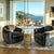 Beige Marble and Green Onyx Side Table by Forzini For Sale - Image 6 of 10