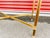 1980s Vintage Fluted Brass and Glass Rectangular Coffee or Cocktail Table For Sale - Image 4 of 6