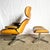 Mid-Century Modern Mid Century Modern Eames Style Lounge Chair With Ottoman For Sale - Image 3 of 8
