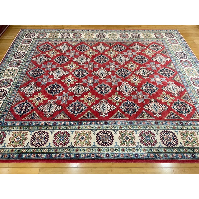 Textile Tribal Afghan Kazak Lori Pambak Area Rug For Sale - Image 7 of 11