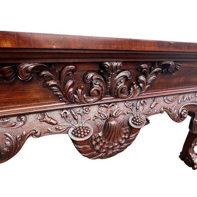 18th Century Irish George II Mahogany Console Table For Sale - Image 4 of 6