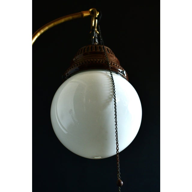 Late 19th Century 19th Century Industrial Welsbach Gas Table Lamp For Sale - Image 5 of 10