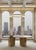 Gold Modern 79 Inch Irregular Kaylee Dining Table For Sale - Image 8 of 9