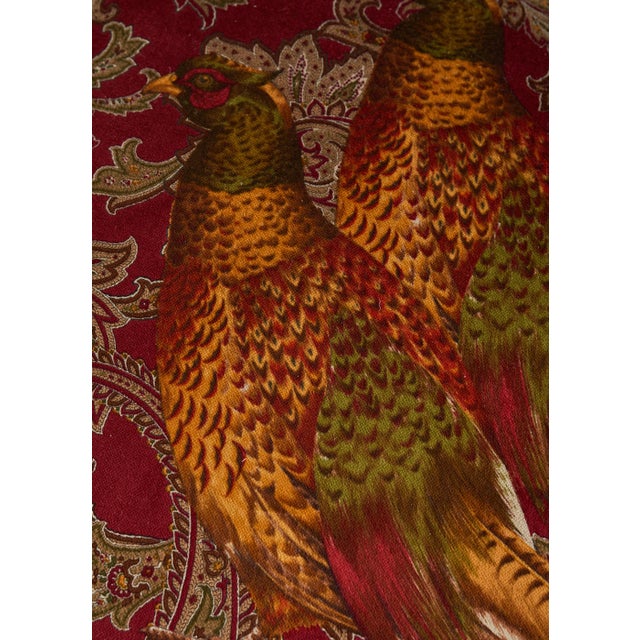 Ralph Lauren 'Florence' Storage Ottoman in Buckthorn Paisley Fabric For Sale - Image 9 of 18