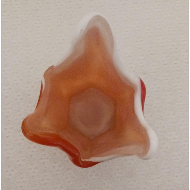 Kreiss Mid 20th Century Japanese Cased Art Glass Handkerchief Vase - Attributed to Kreiss For Sale - Image 4 of 8